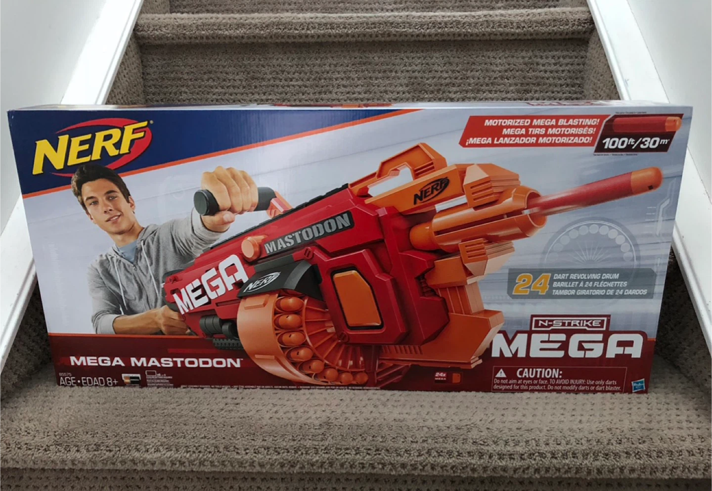 Nerf N-Strike Mega Mastodon Blaster - New in Box