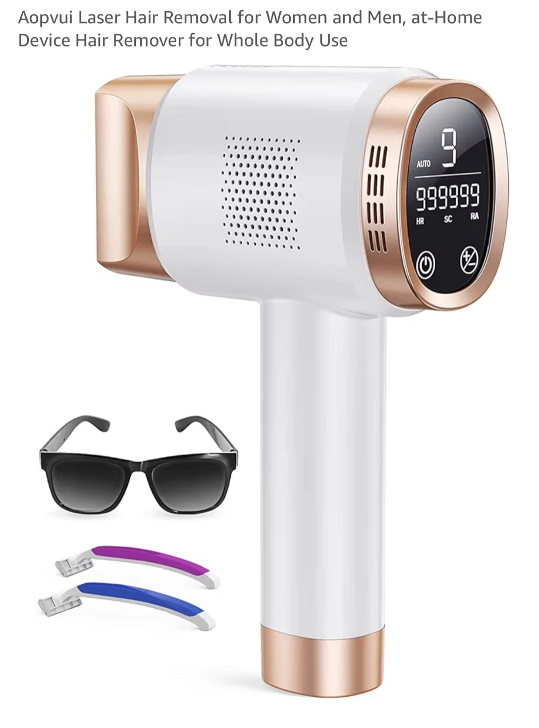 Aopvui Laser Hair Removal Device. Unopened box.