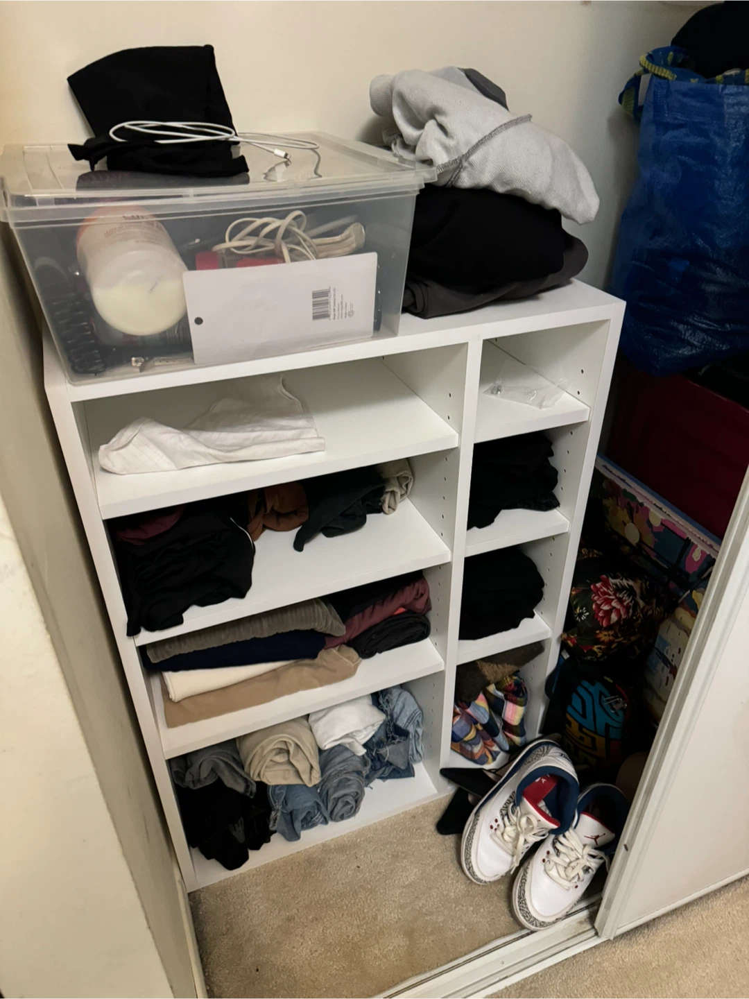 White Shelf Unit - photo 2