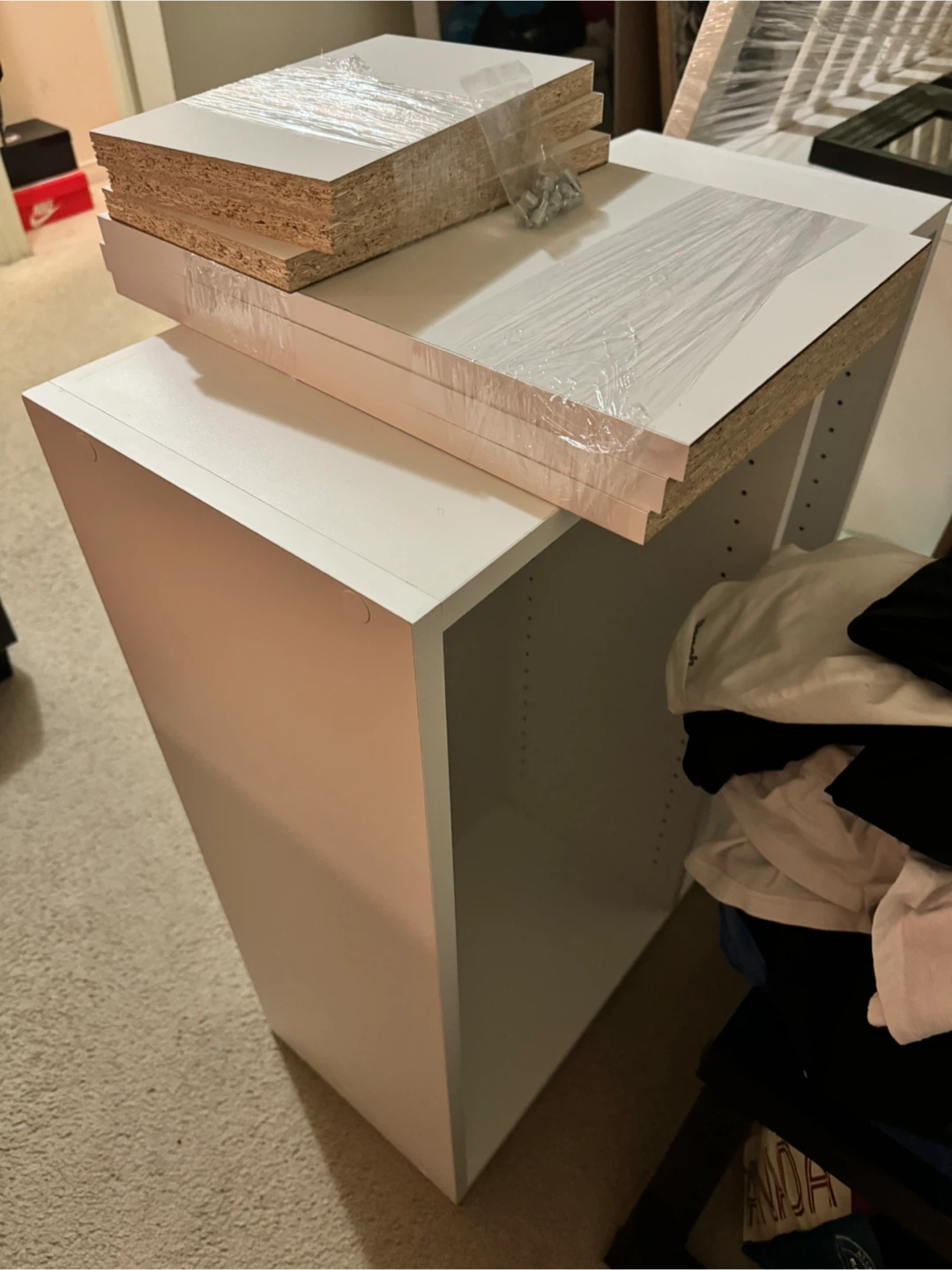 White Shelf Unit