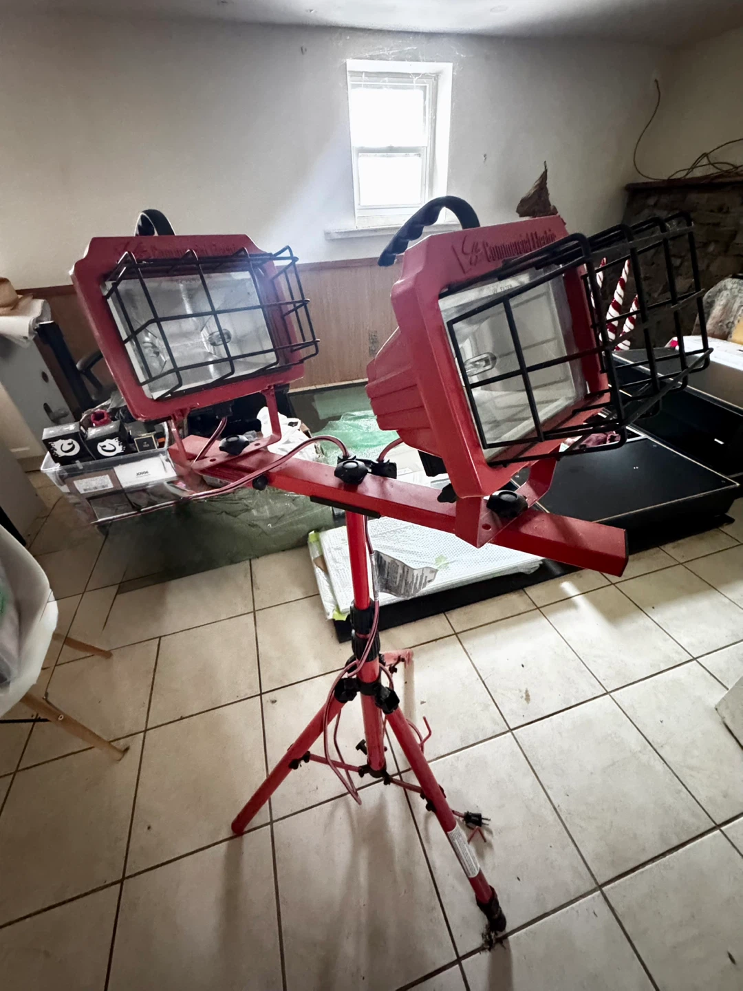 Commercial Electric Work Light on Tripod