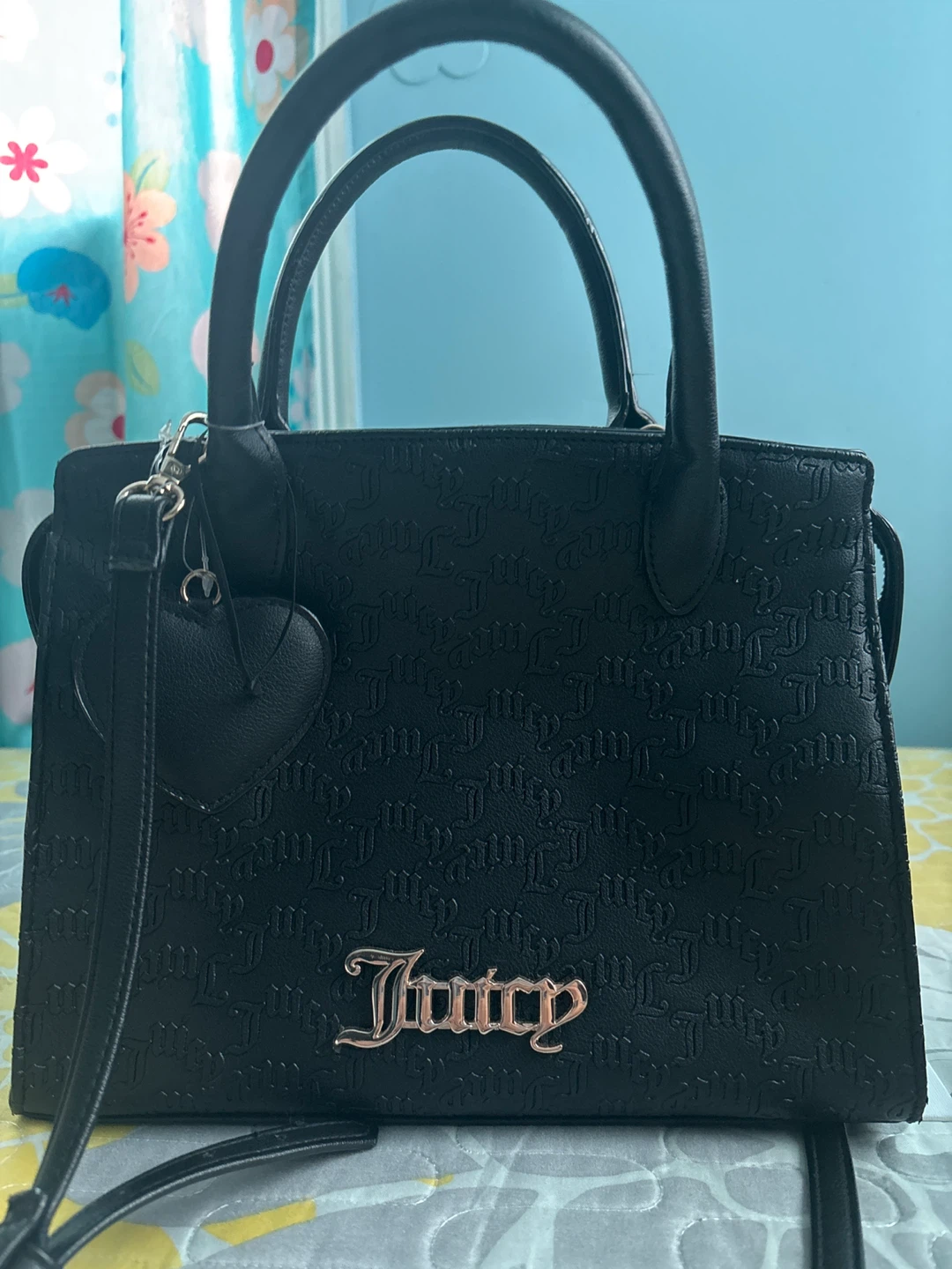 Juicy Couture Black Satchel Purse
