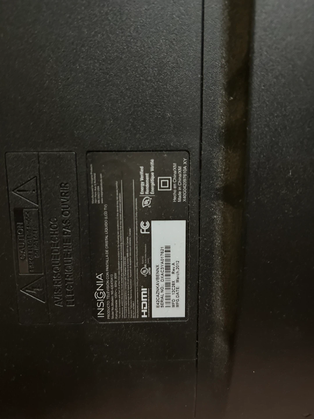 Insignia 42” LCD TV with Mount Included - photo 2