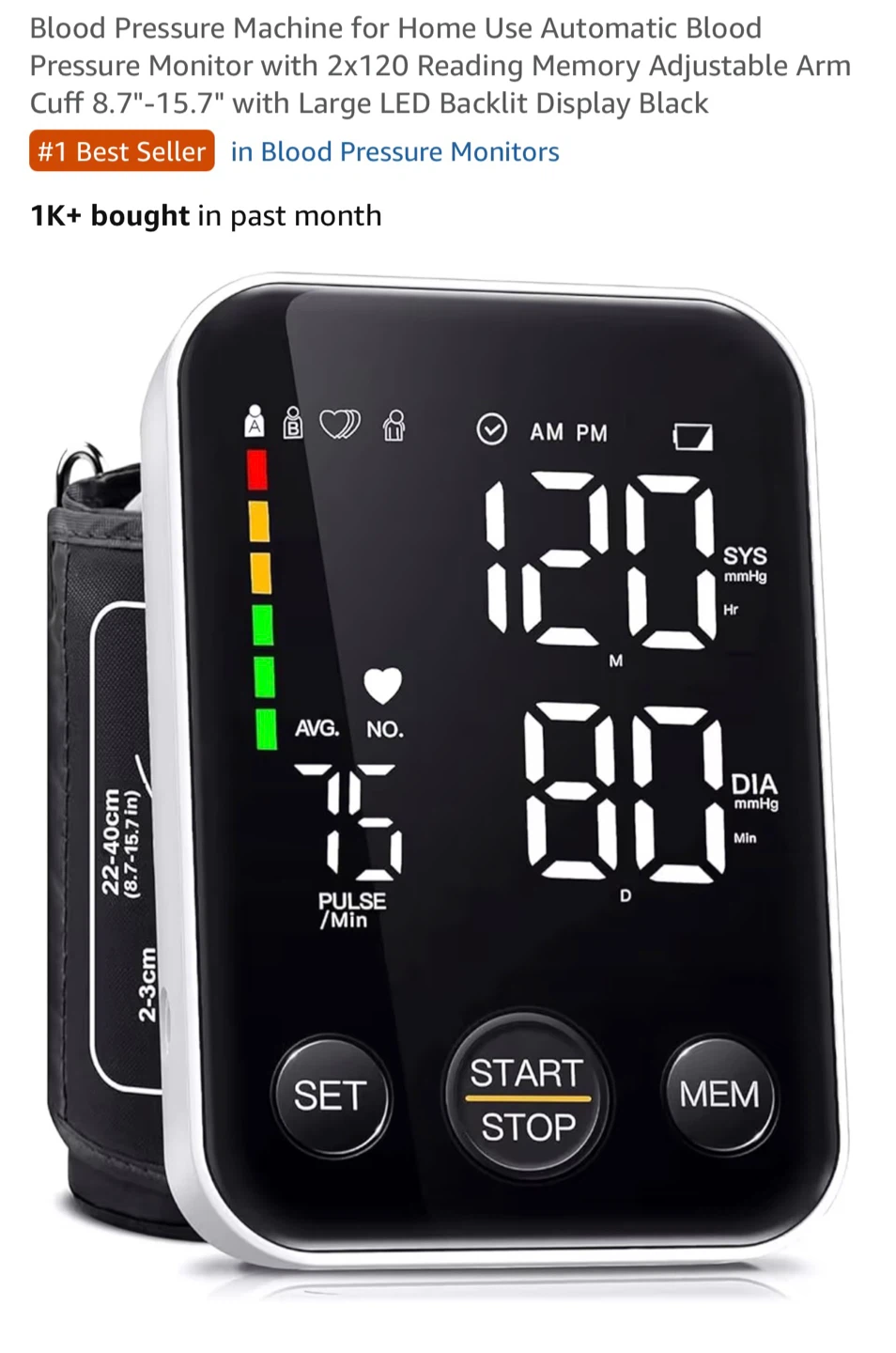 Relado Blood Pressure Monitor C02B