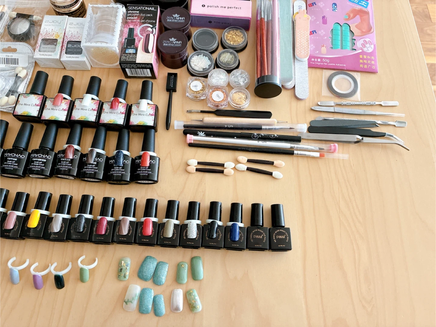 Nail Art Supplies Bundle - MAYCHAO, 2Joy, & More! - photo 5