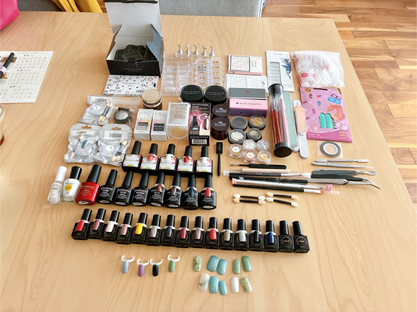 Nail Art Supplies Bundle - MAYCHAO, 2Joy, & More!