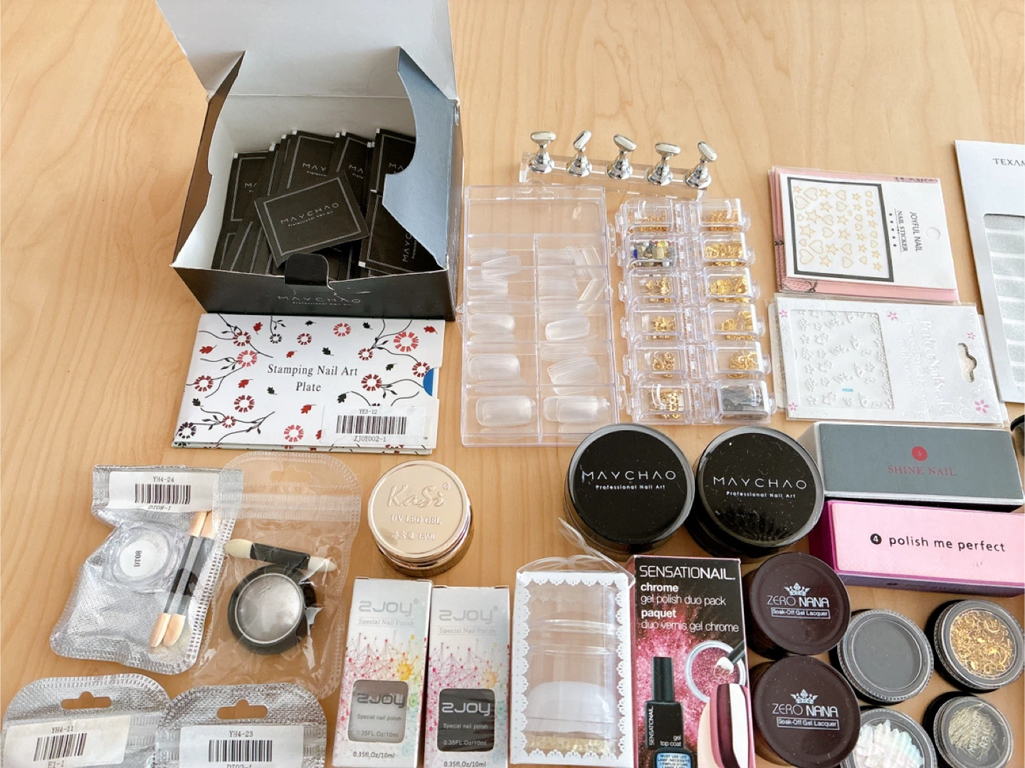 Nail Art Supplies Bundle - MAYCHAO, 2Joy, & More! - photo 2