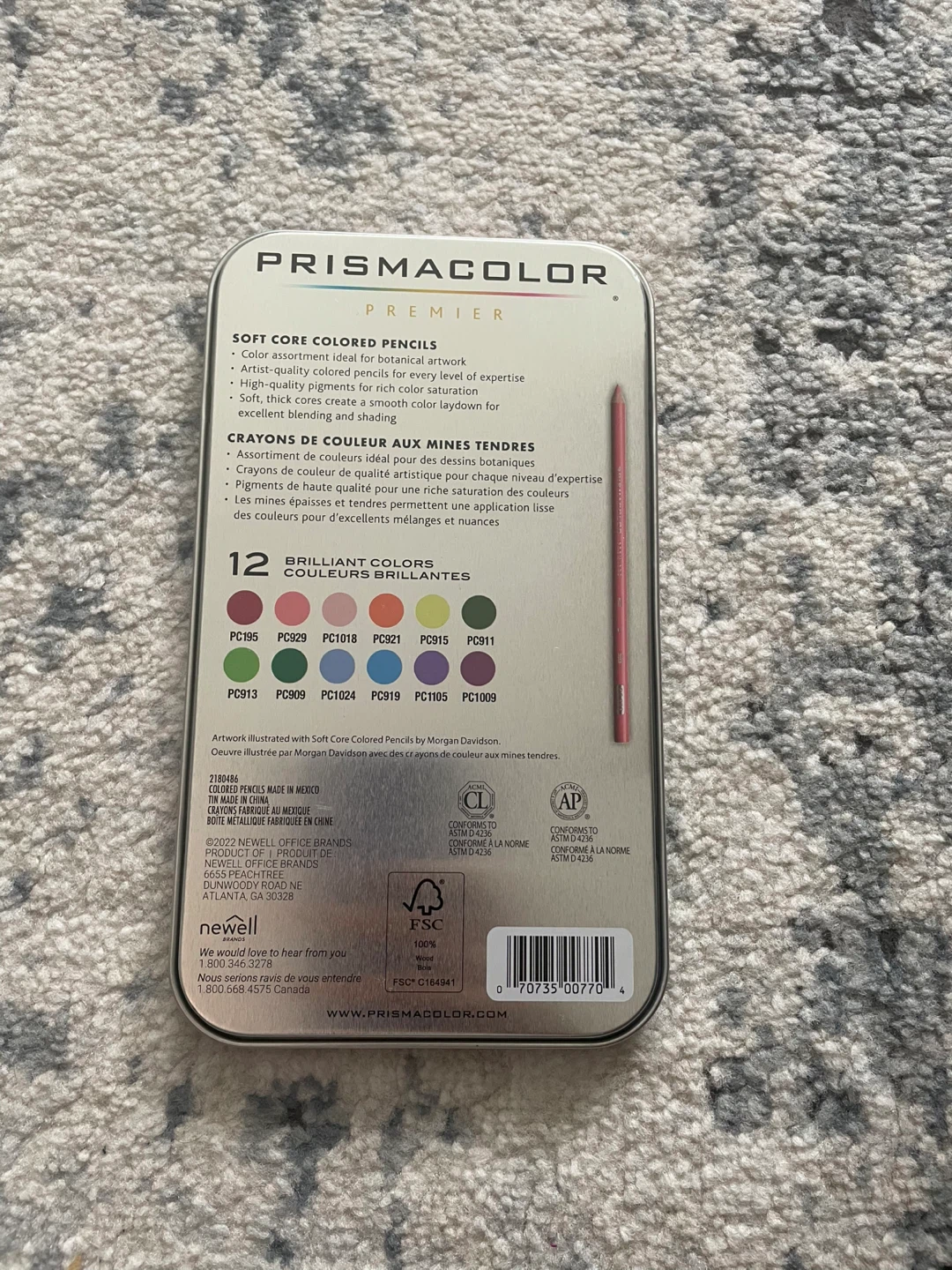 New! Prismacolor Premier Botanical Garden 12-Count Pencils - photo 3