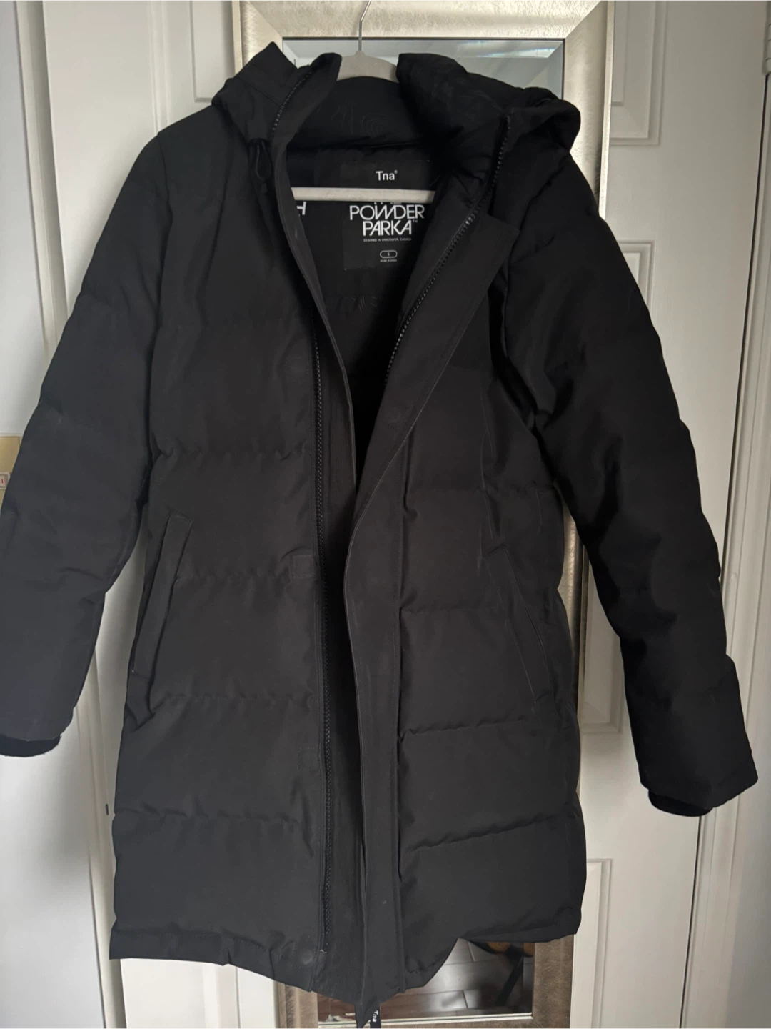 TNA The Powder Parka Black - Size S