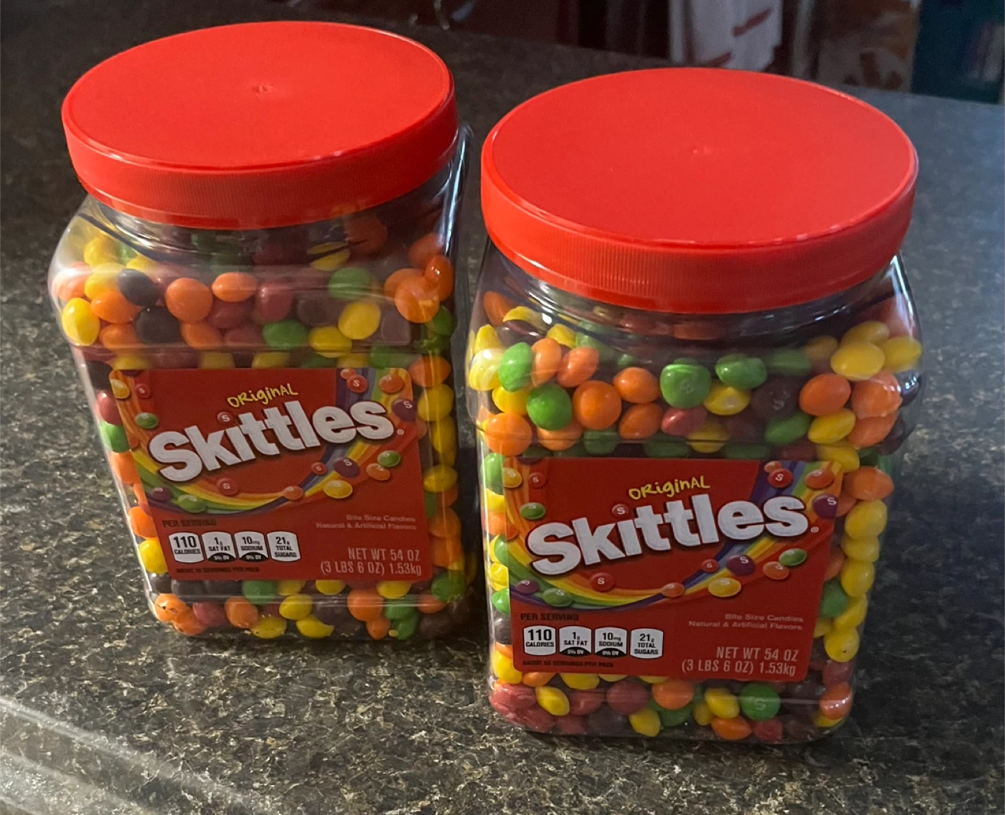 Skittles Original Bite Size Candies - 1.53kg Jar - photo 3