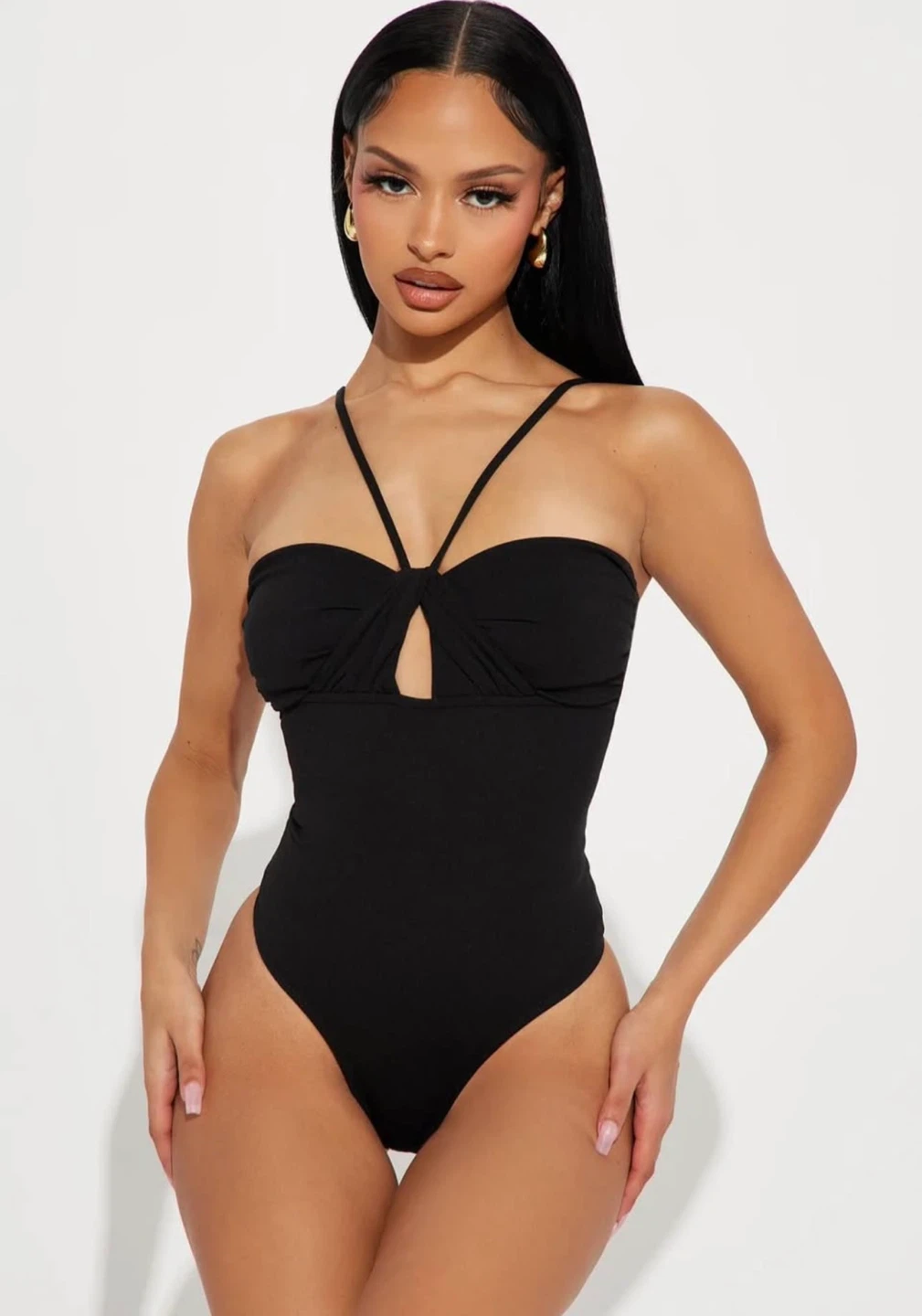 Fashion Nova Black Bodysuit