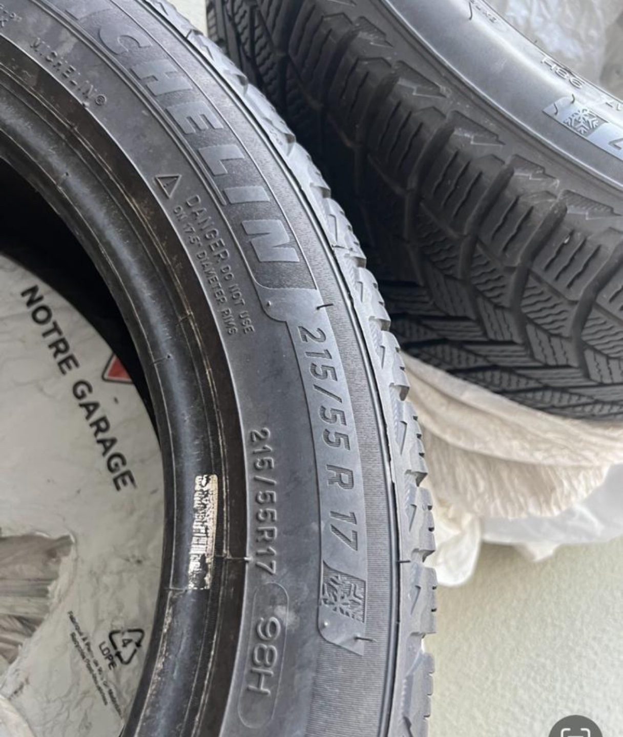 Set of 4 Used Tires - photo 2