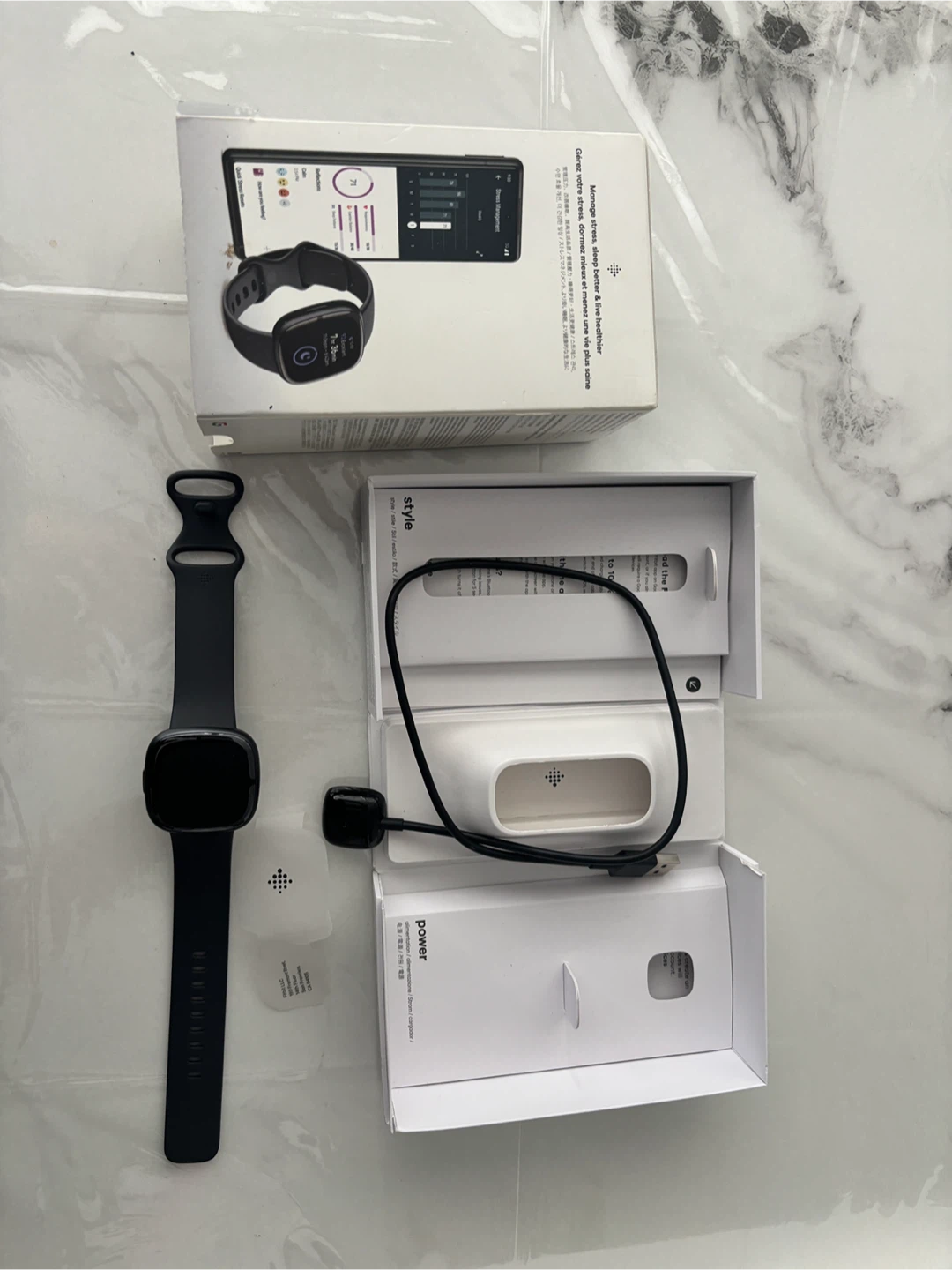 Google Fitbit Sense 2 Smartwatch SPACE GREY - photo 3