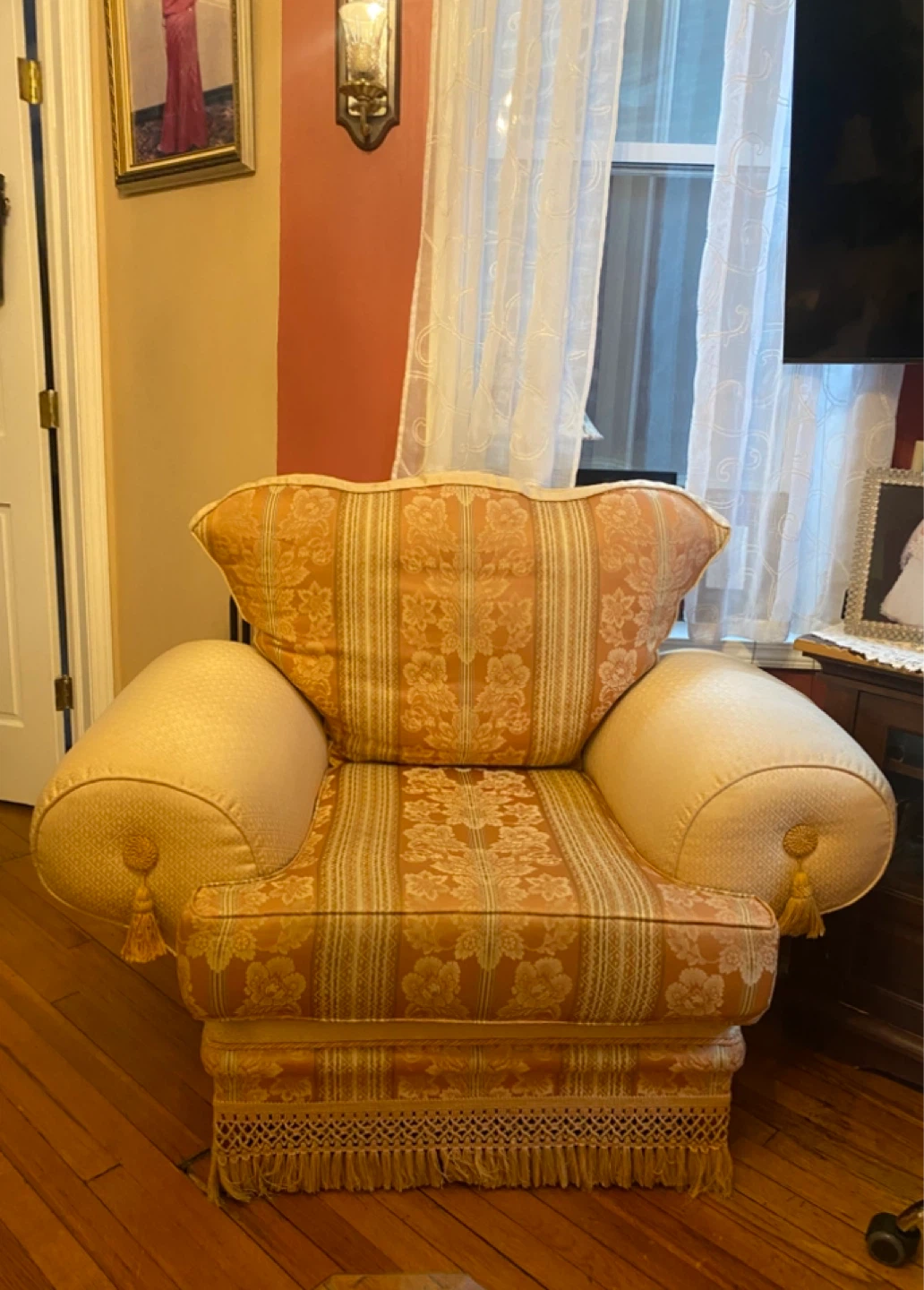 Vintage Floral Sofa Set - 3 Seater, Loveseat & Chair - photo 2