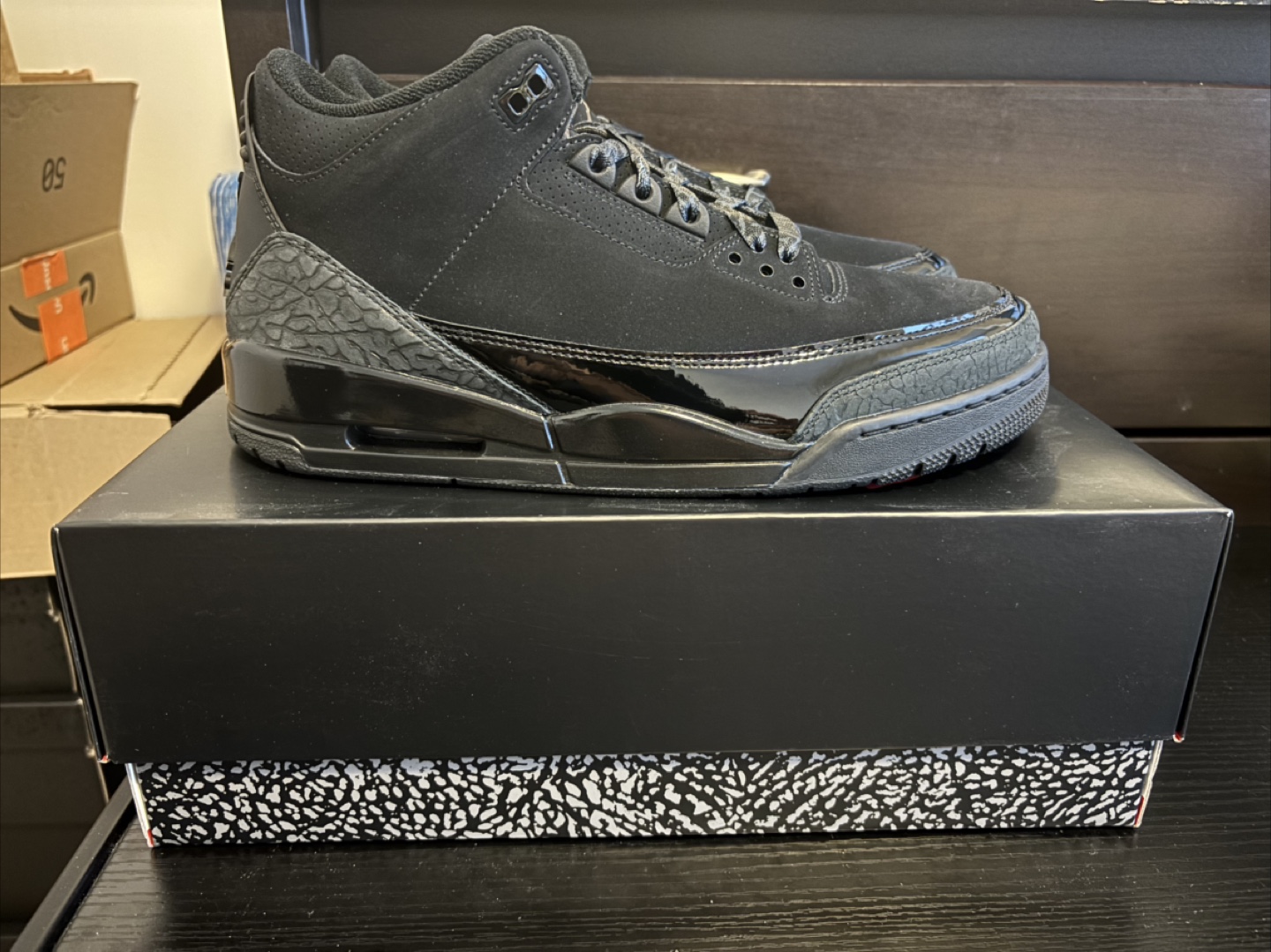 Jordan 3 Black Cat size 10.5 - photo 4