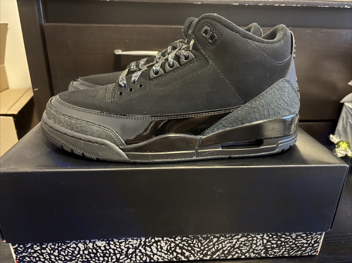 Jordan 3 Black Cat size 10.5 - photo 5