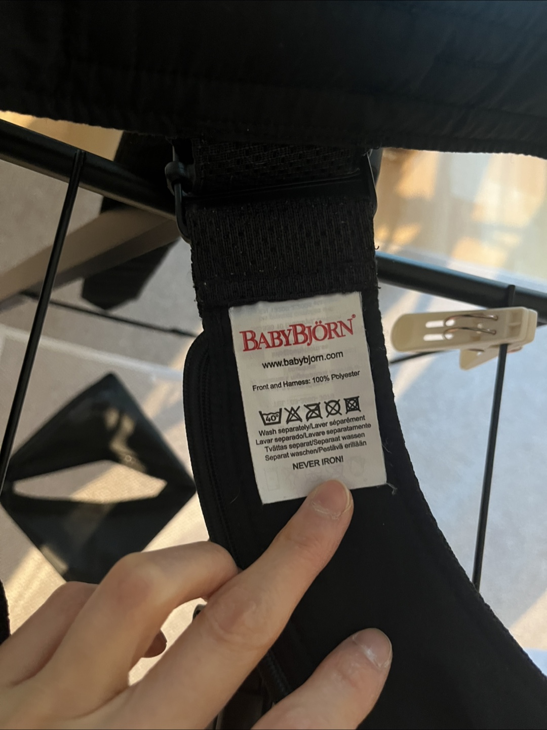 BabyBjörn Baby Carrier - Black - photo 5
