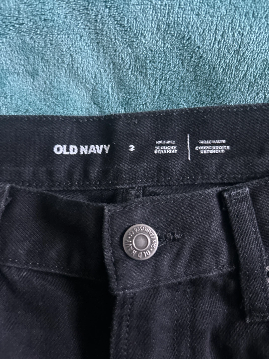 Old Navy Black Distressed Denim Shorts - Size 2 - photo 2
