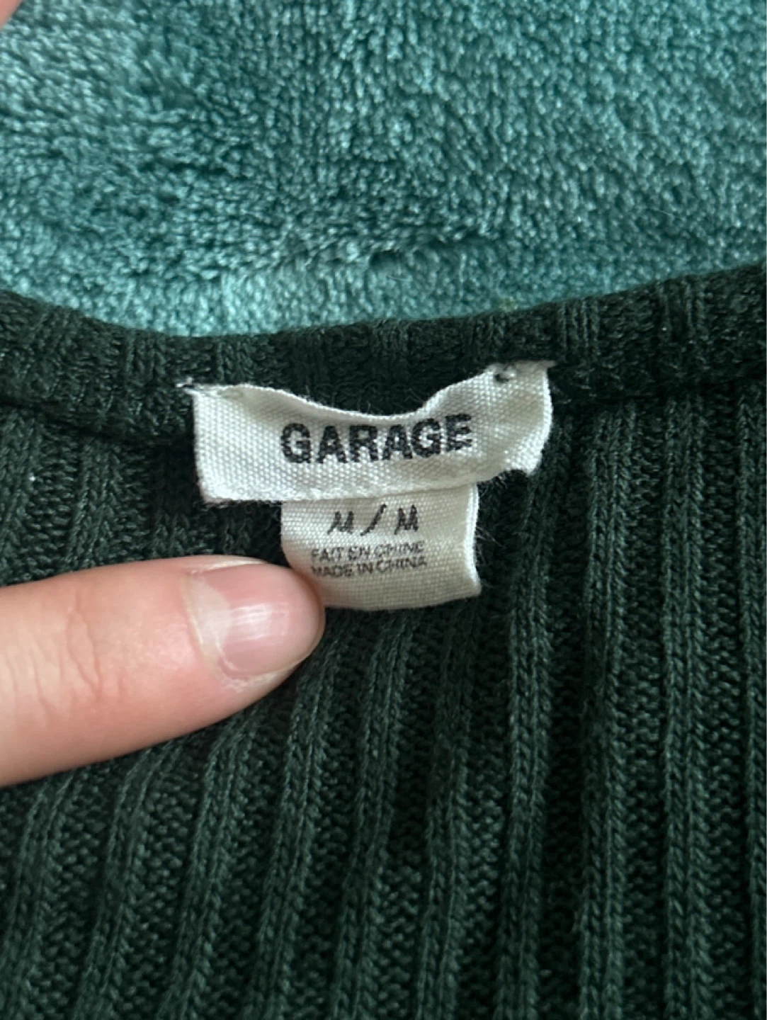 Garage Green Long Sleeve Top - photo 3