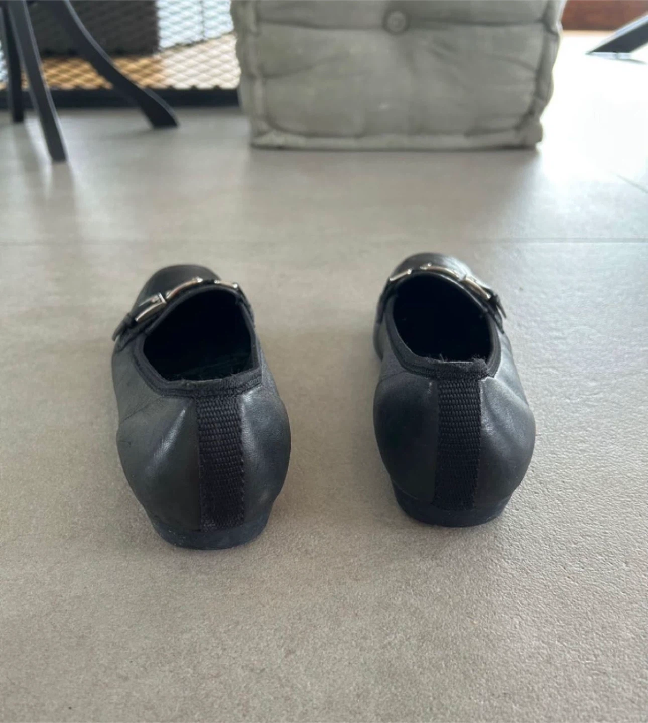Prada Black Leather Loafers - Size 37 - photo 3