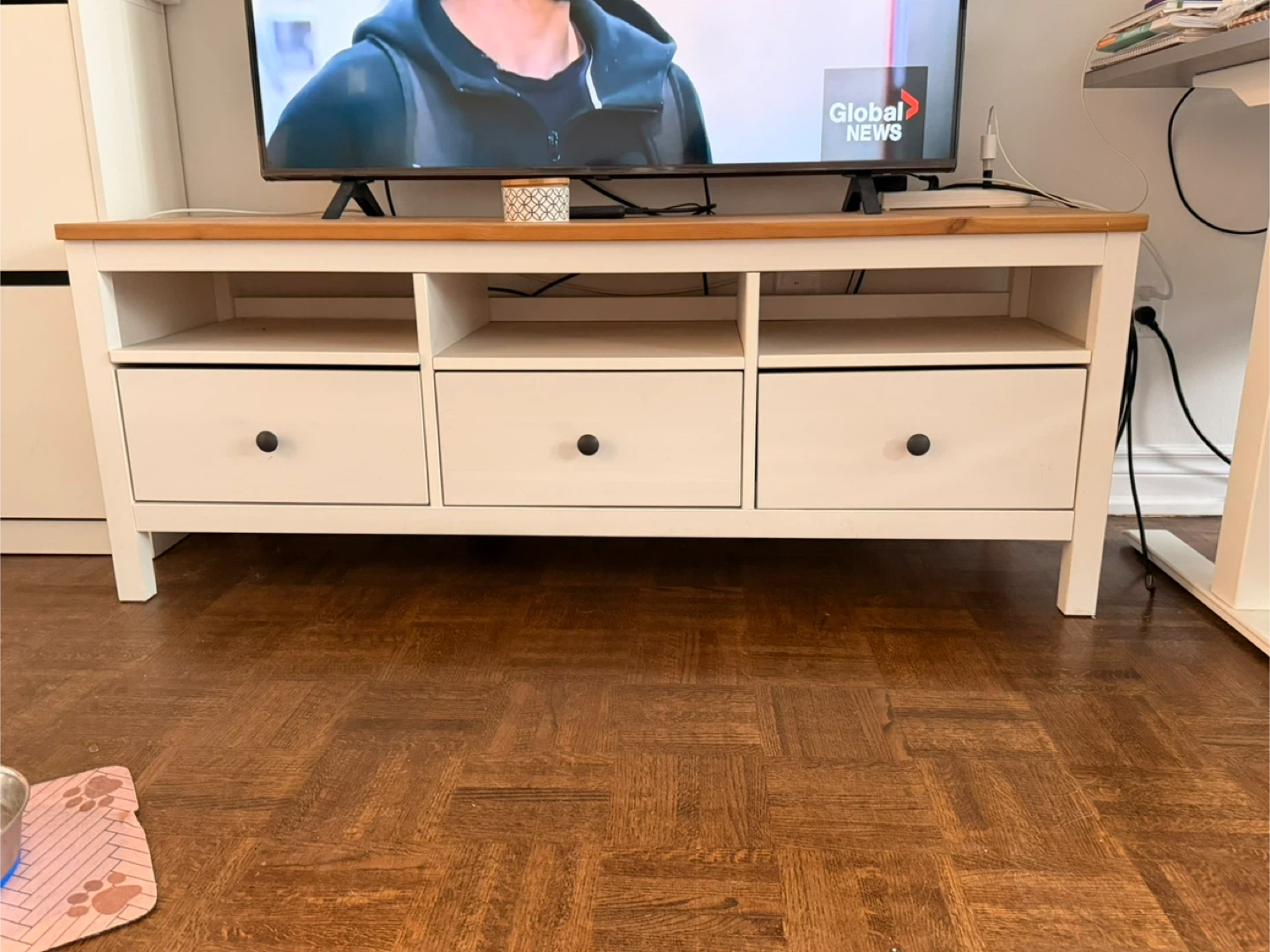 IKEA Hemnes White TV Unit