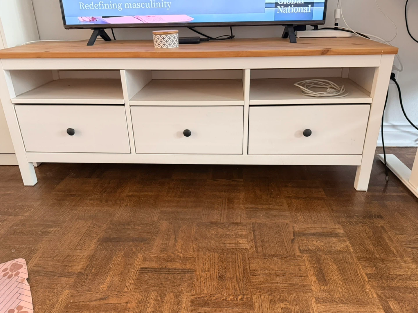 IKEA Hemnes White TV Unit - photo 5