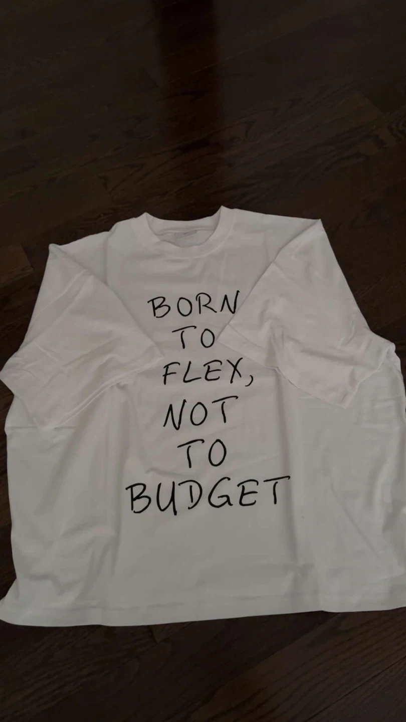 White T-Shirt - Born to Flex