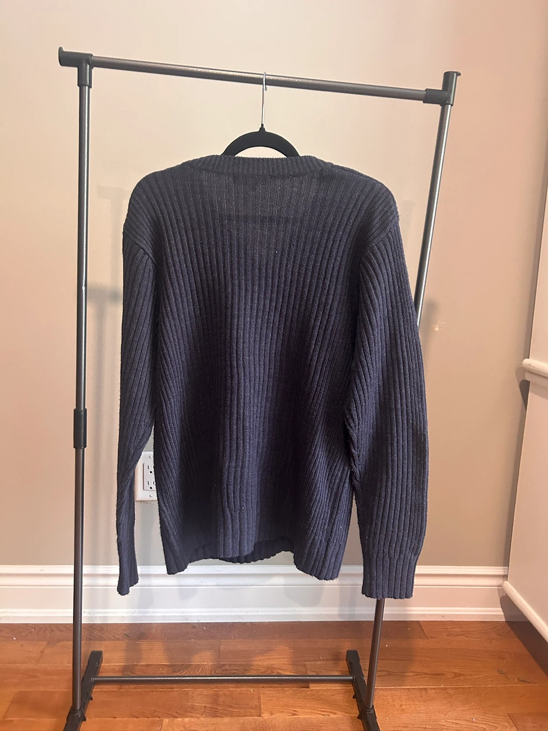 Britches Blue Ribbed V-Neck Sweater - photo 3