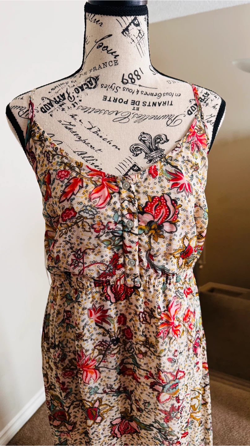 Floral Print Maxi Dress