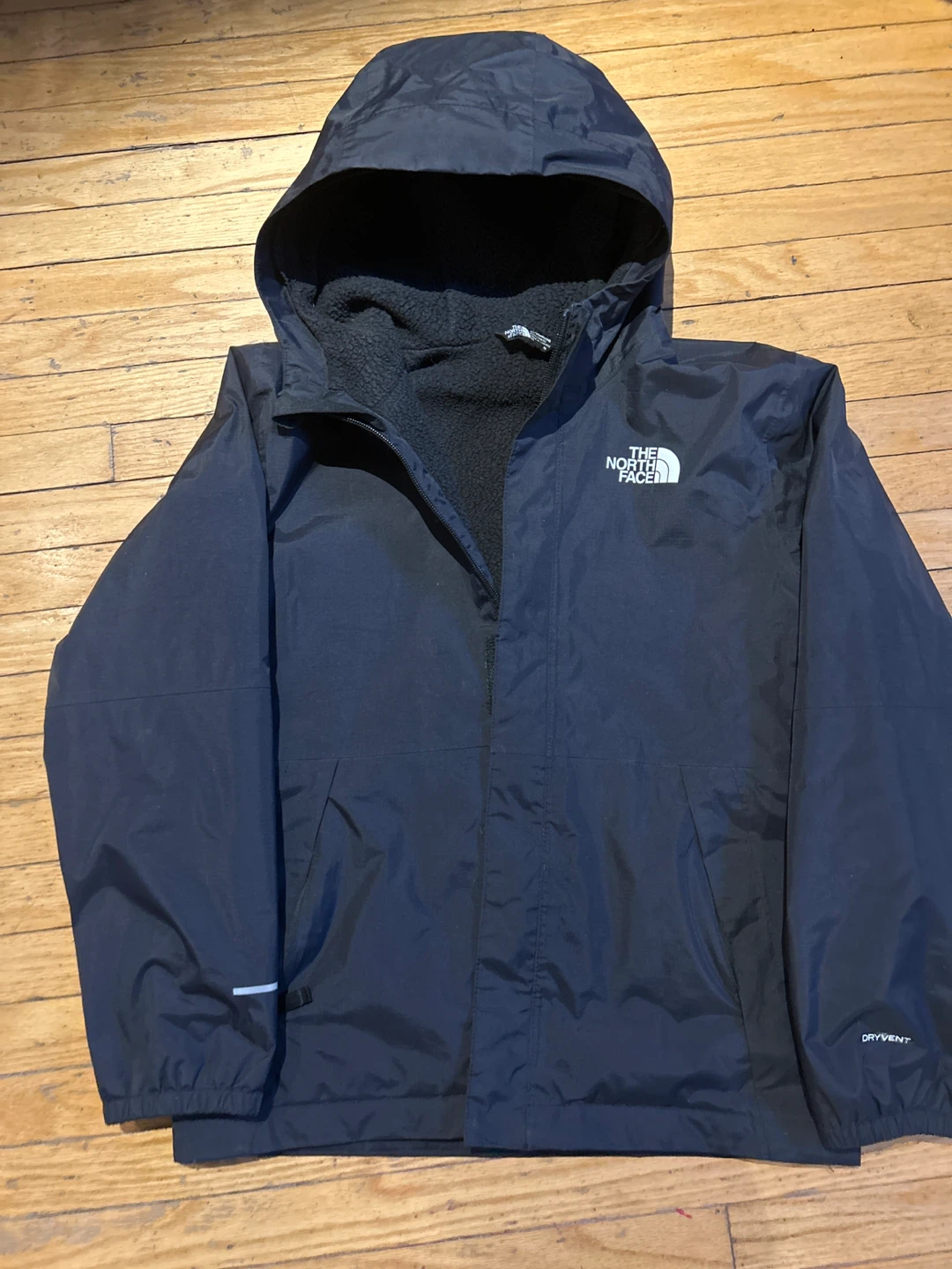 The North Face Boys' Black Jacket - Size L/G