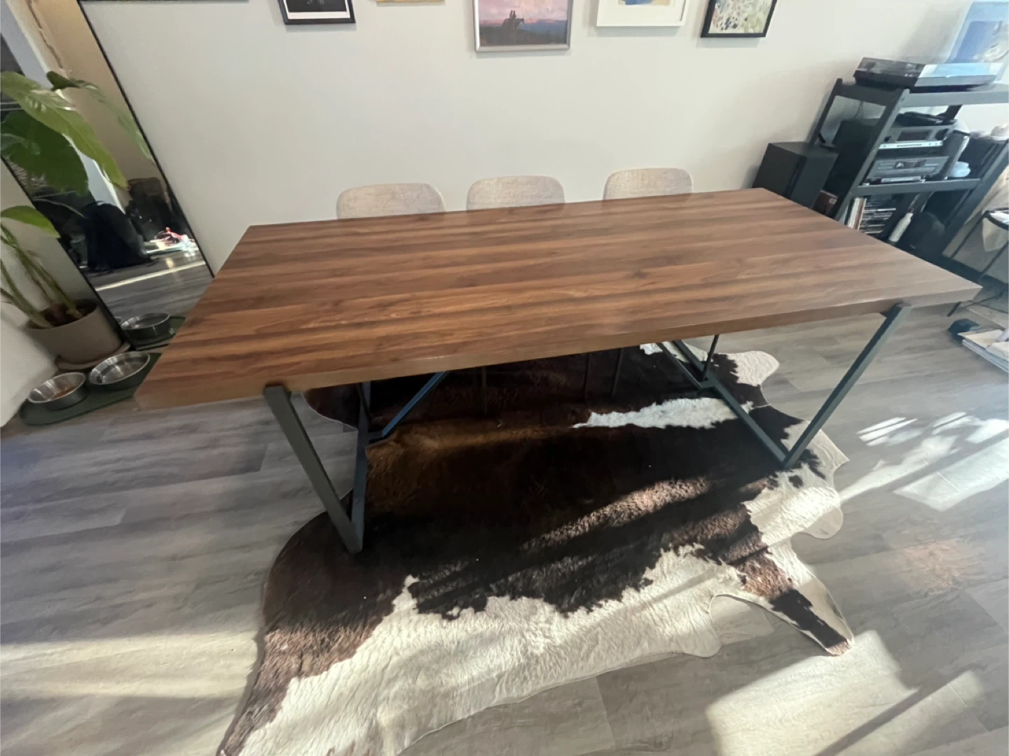Dining Table - Wood & Metal - photo 3