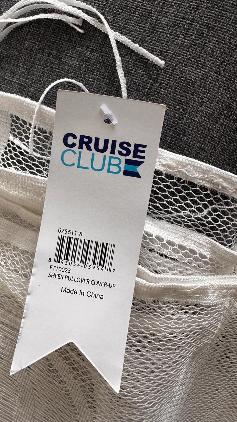Cruise Club Sheer Pullover Cover-Up - photo 4
