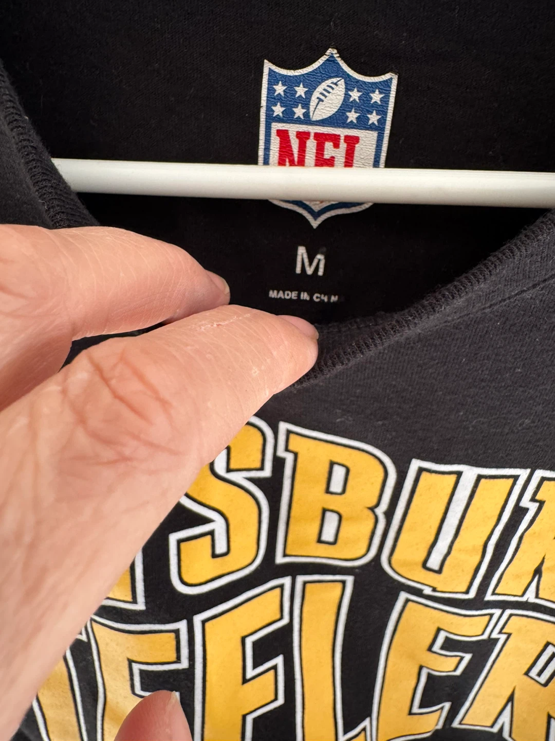 Pittsburgh Steelers NFL Long Sleeve Shirt - Size M - photo 2