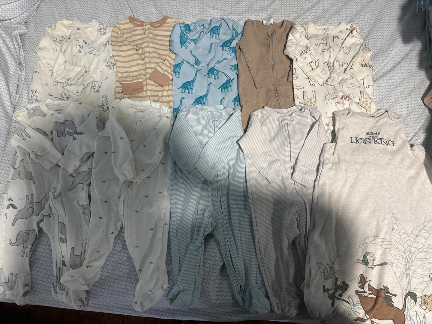 Baby Sleepers Bundle - Gap, Carter's, Disney