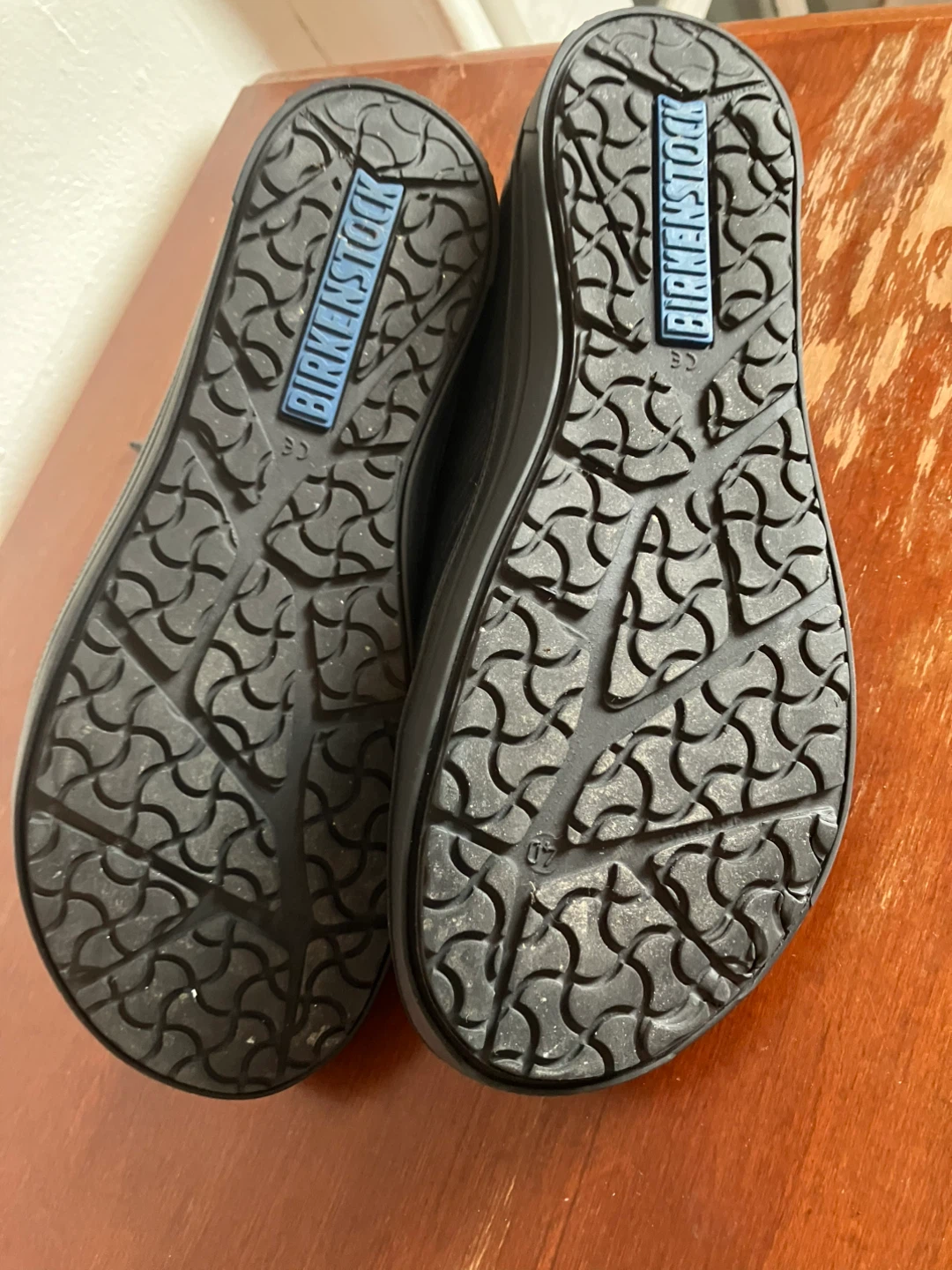 Birkenstock Black Leather Shoes Size 40 - photo 2