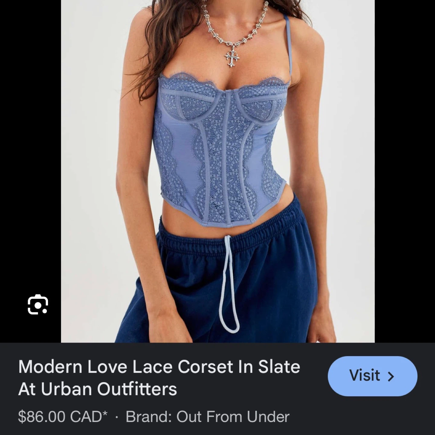 Urban Outfitters Modern Love Lace Corset