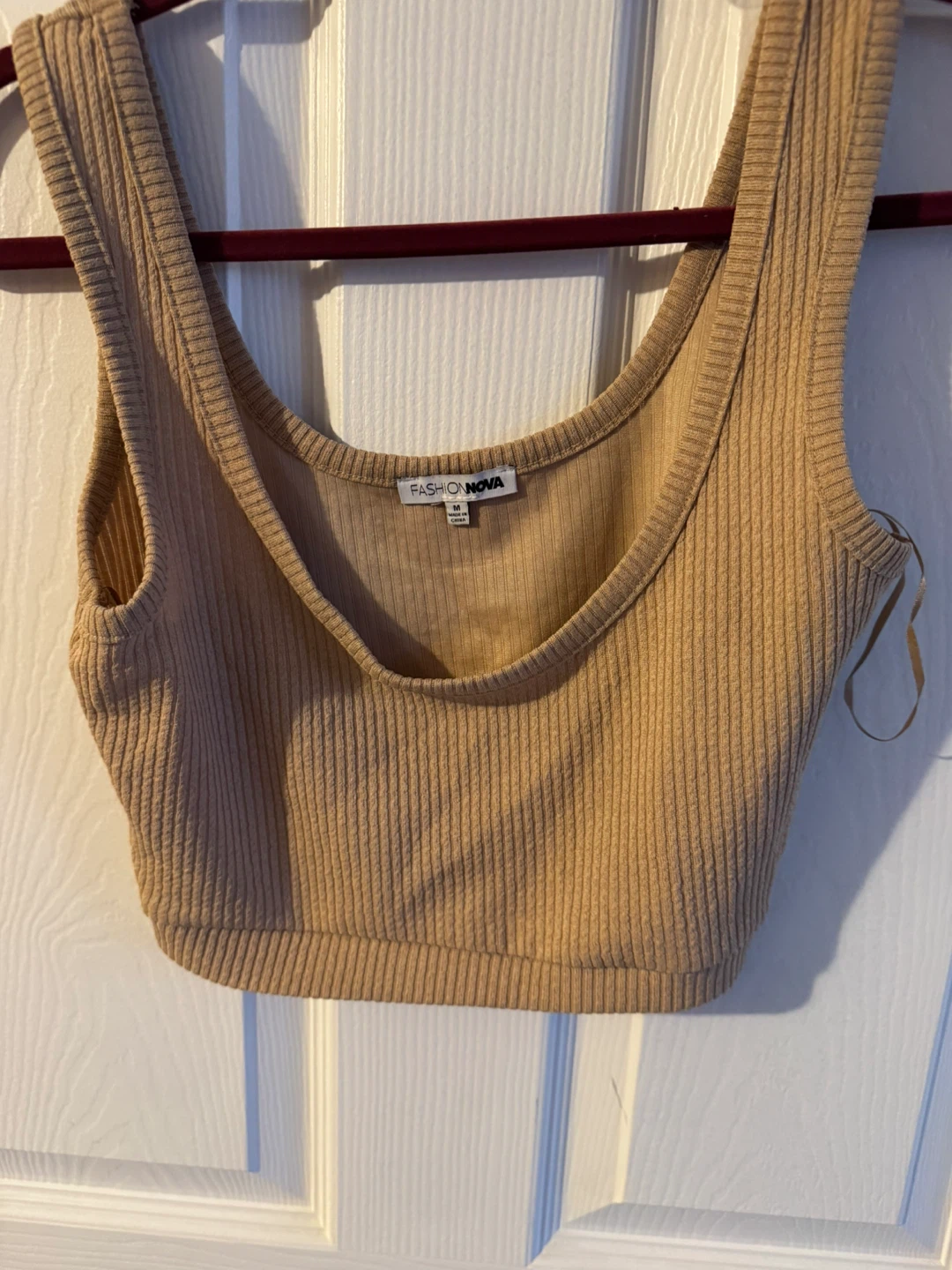 Fashion Nova Tan Ribbed 3-Piece Set - photo 5