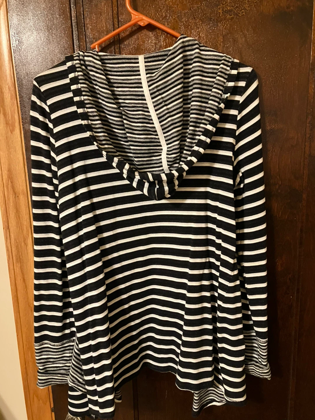 Cable & Gauge Striped Hoodie - Size M - photo 2