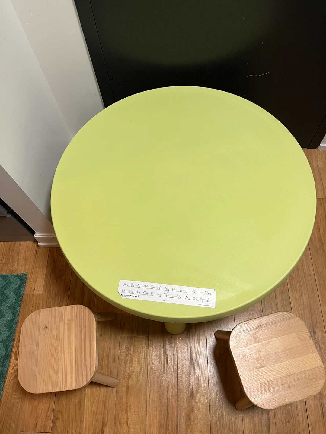 IKEA Mammut Table with 2 Stools - Green - photo 2