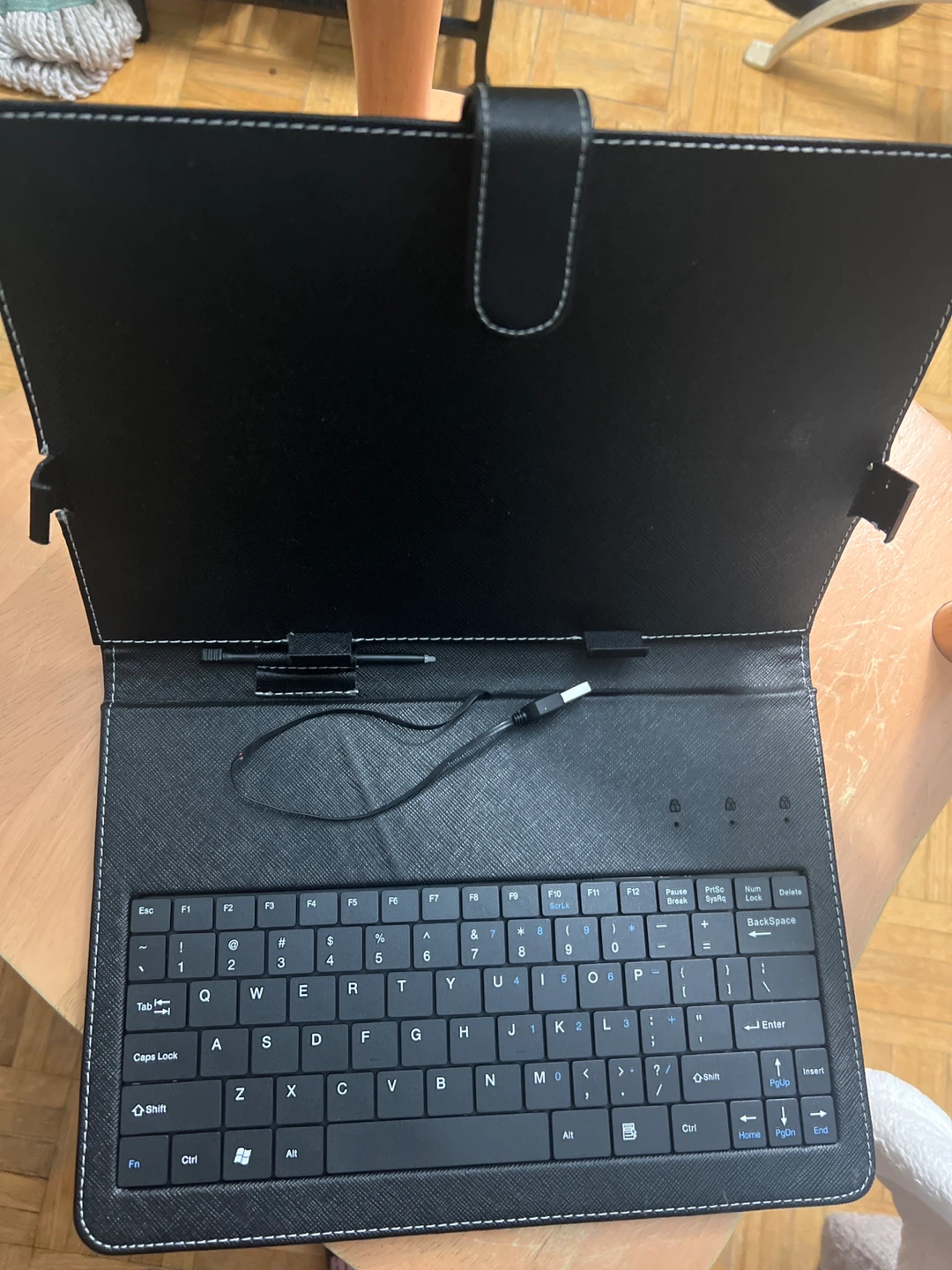 Black Leather Keyboard Case - photo 2