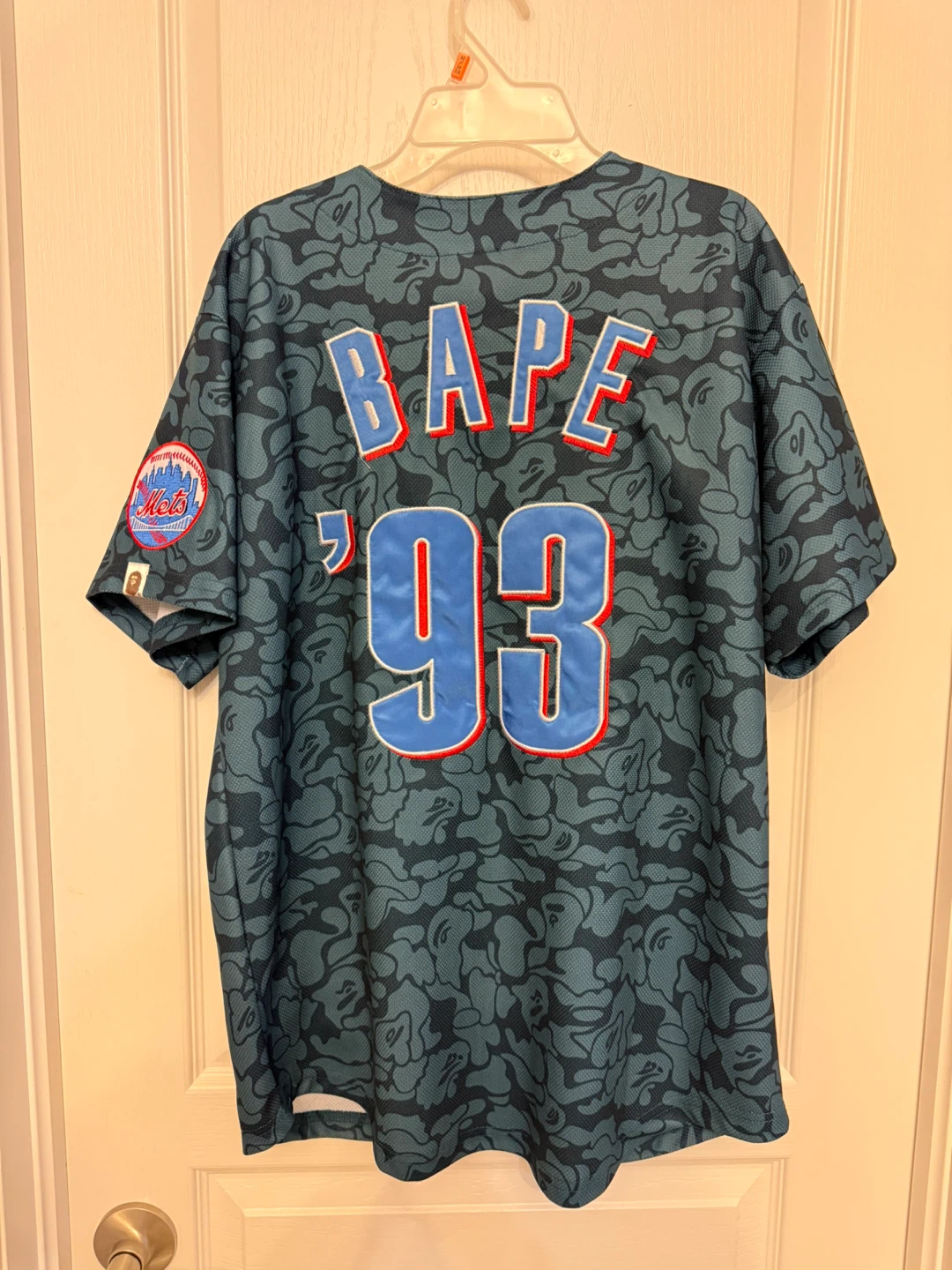 Brand new BAPE x Mitchell & Ness Mets Jersey size: S - photo 2
