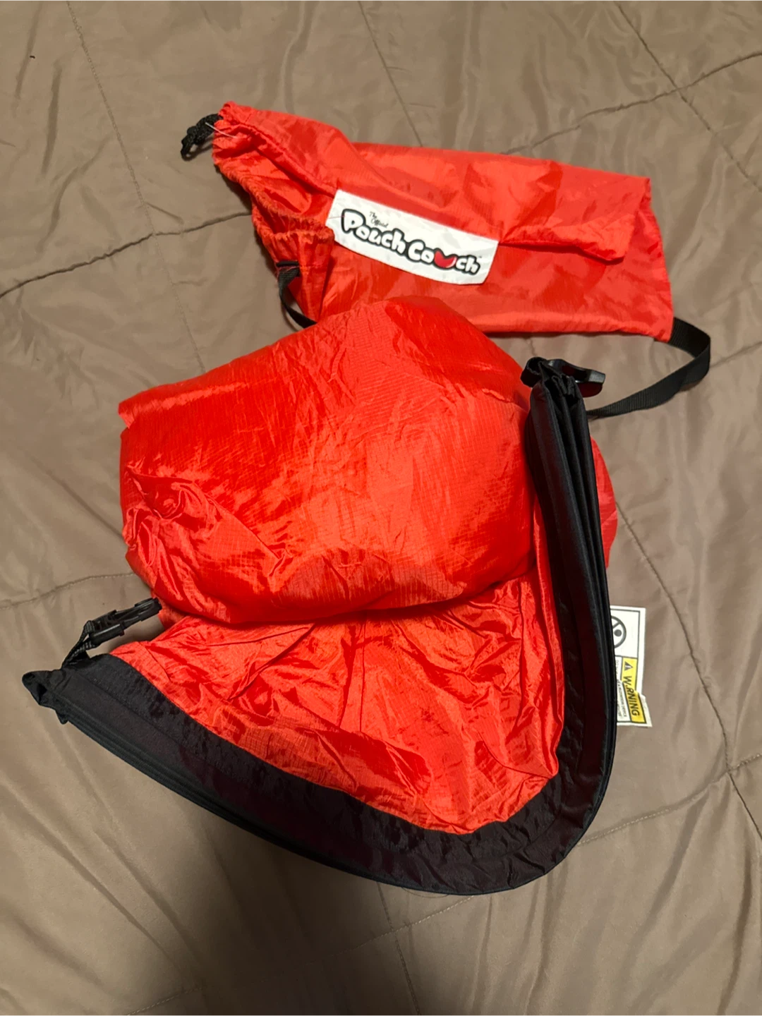 Pouch Couch - Inflatable Lounger - Red - photo 3