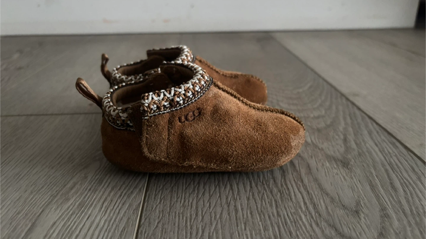 UGG Baby Brown Suede Moccasins