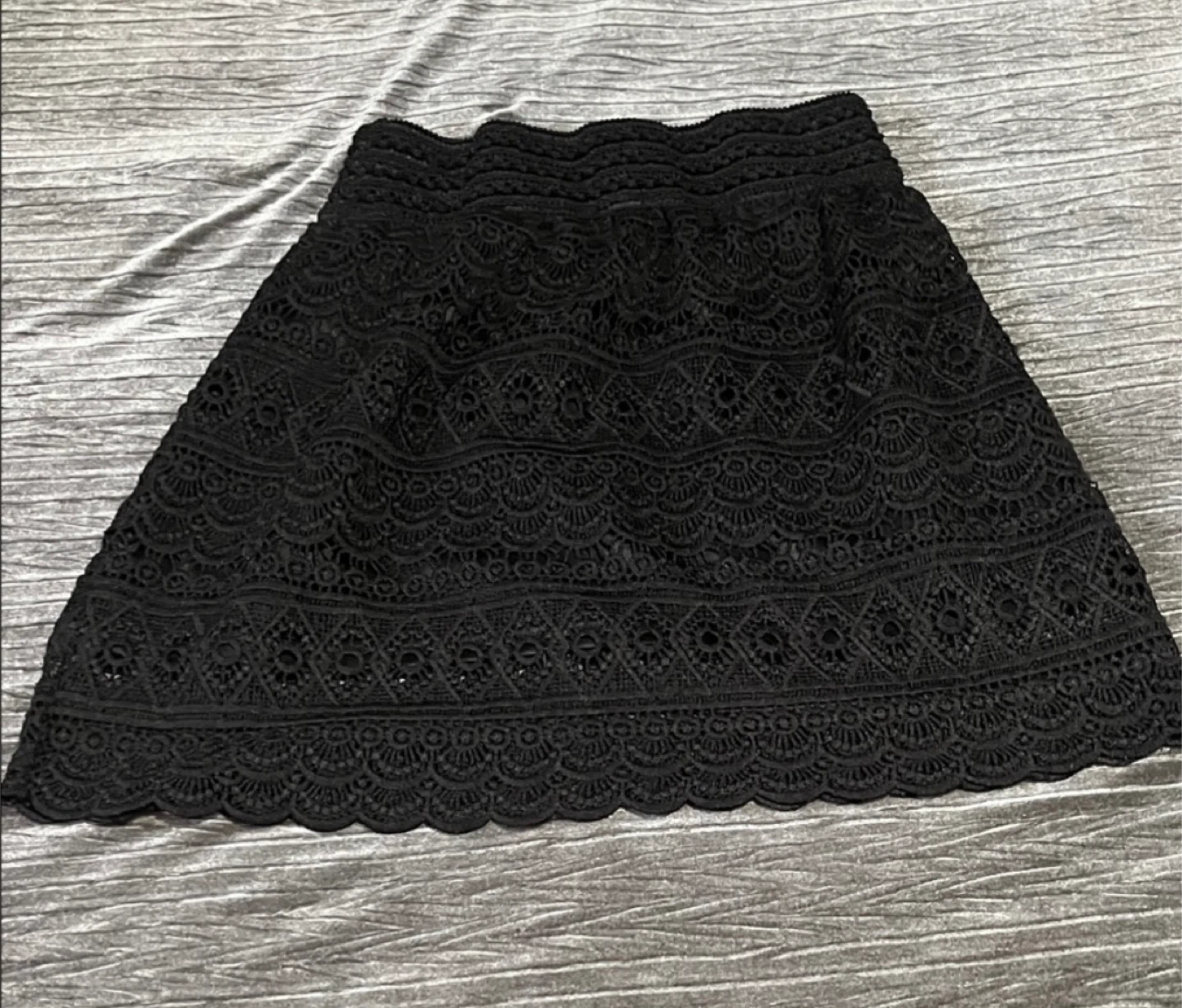 Kathy Black Lace Skirt XS size