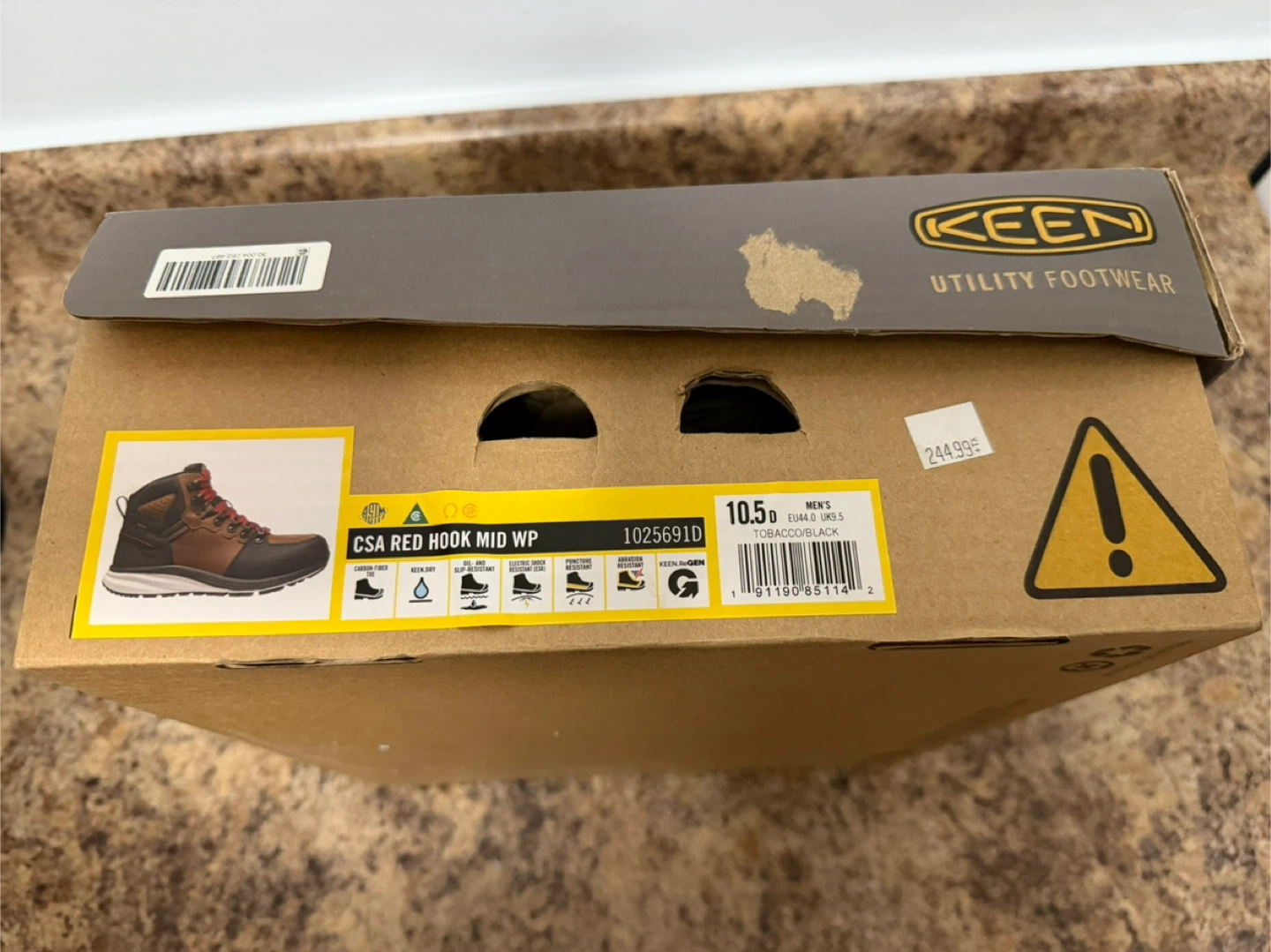 Keen CSA Red Hook Mid WP Size 10.5D - photo 3