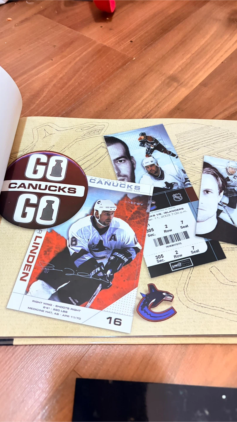 Vancouver Canucks Scrapbook - photo 5