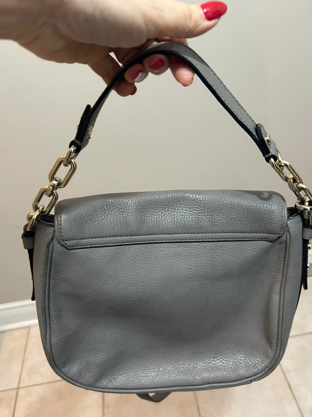 Kate Spade Grey Leather Shoulder Bag - photo 2