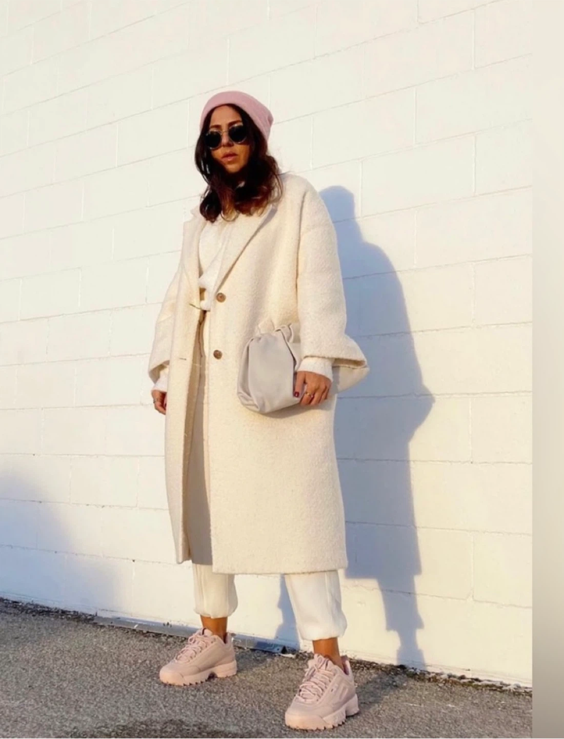 White Lounge Set (Sweater & Pants)