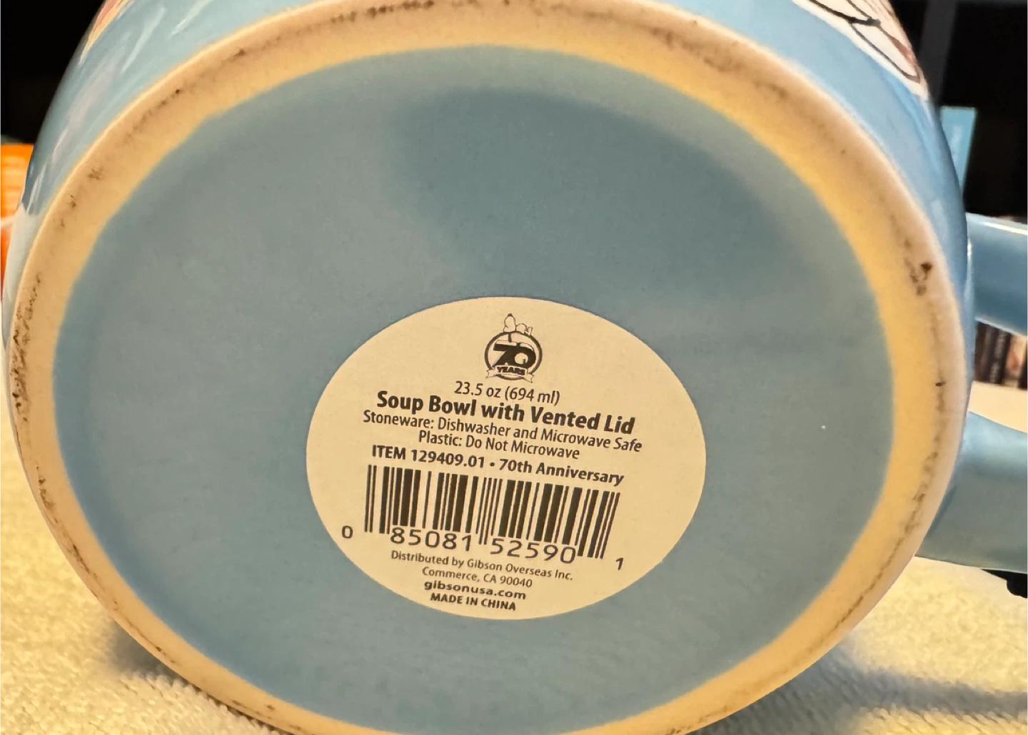Peanuts Soup Bowl with Vented Lid - 23.5 oz - photo 3