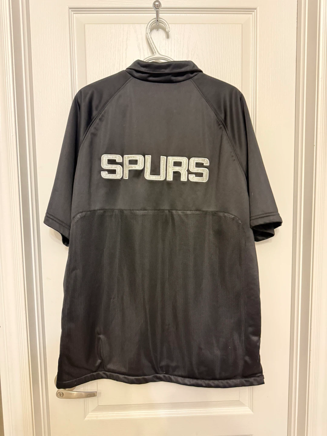 USG NBA Spurs Black Warm Up Jersey - Size L - photo 2